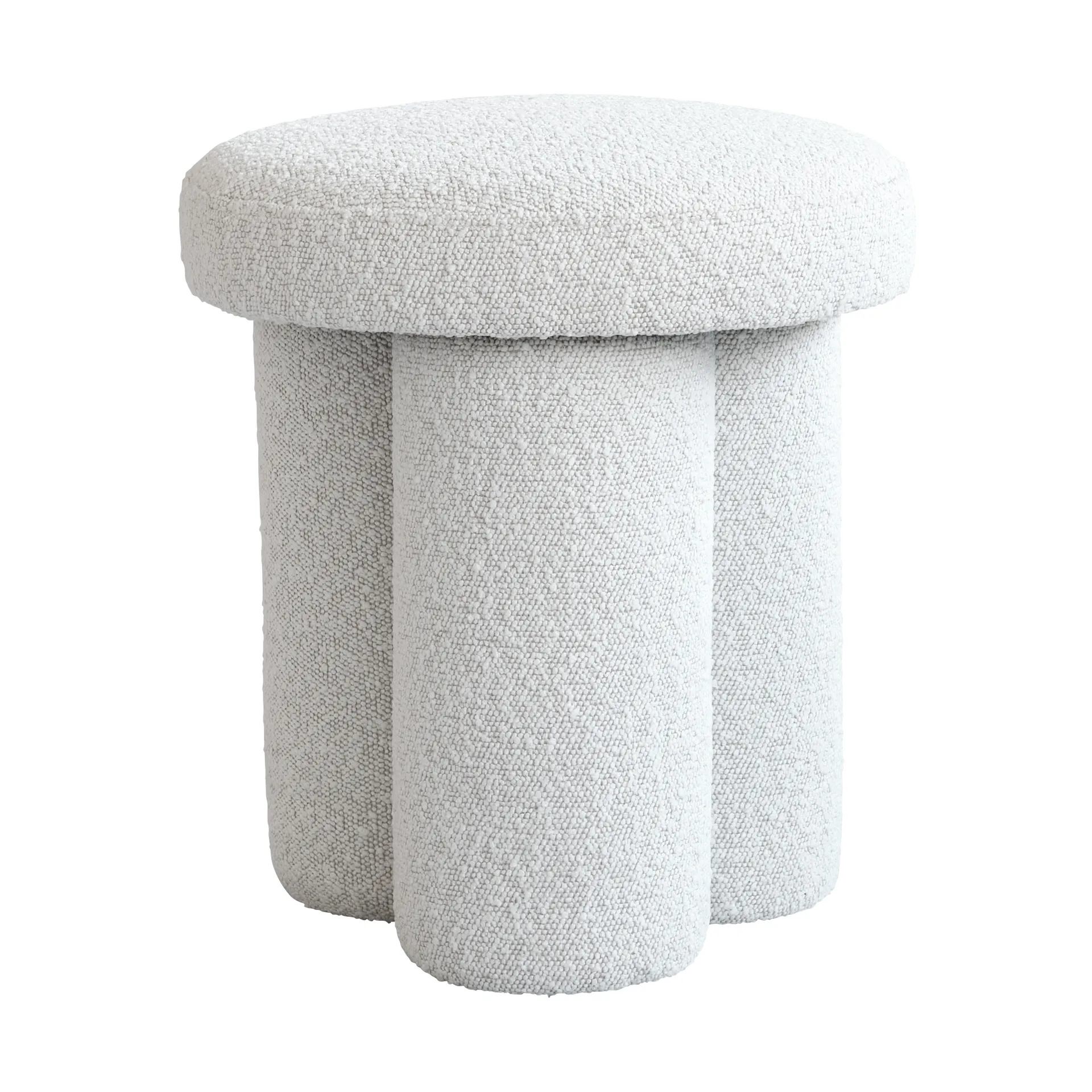 Big Foot stool Ø38x43 cm, Bouclé 101 Copenhagen