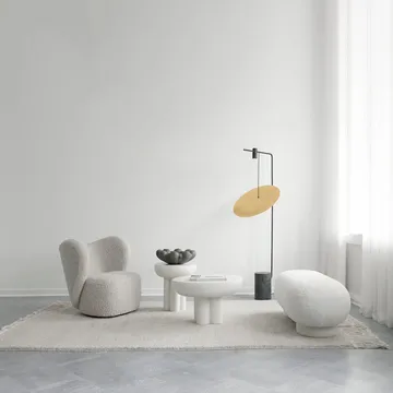 Crown side table tall Ø45 cm - Bone white - 101 Copenhagen