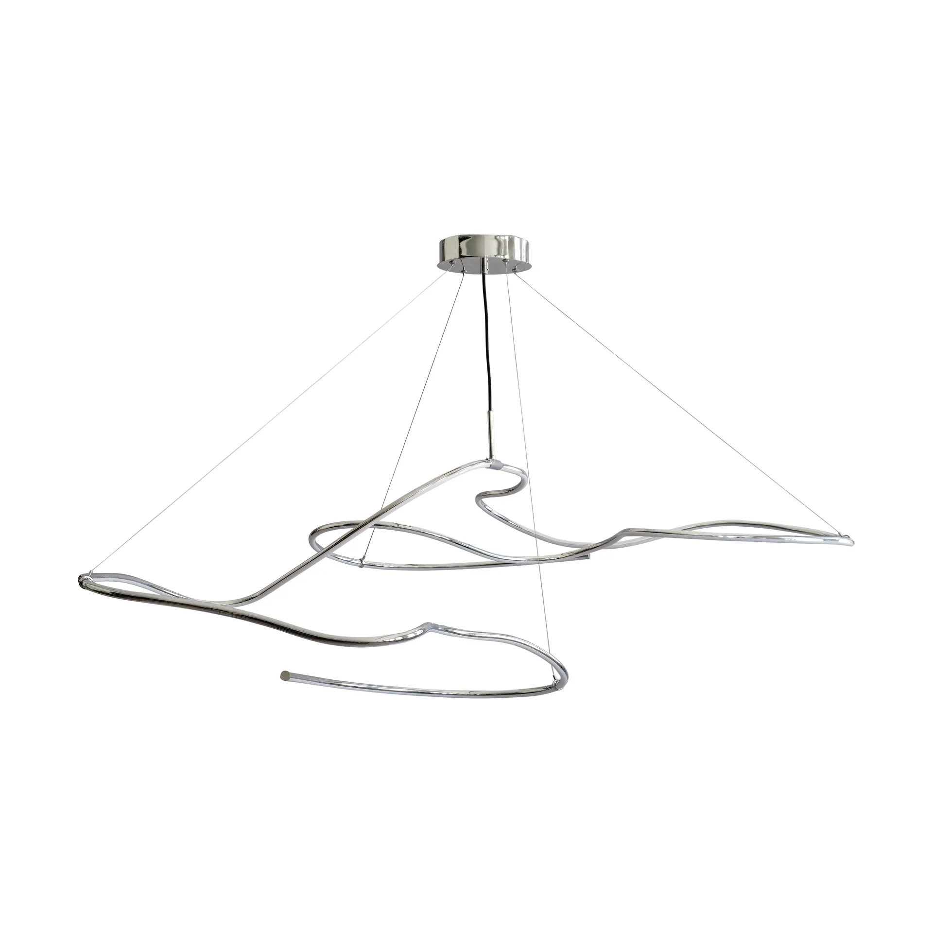 Ghost Chandelier big ceiling lamp, Chrome 101 Copenhagen