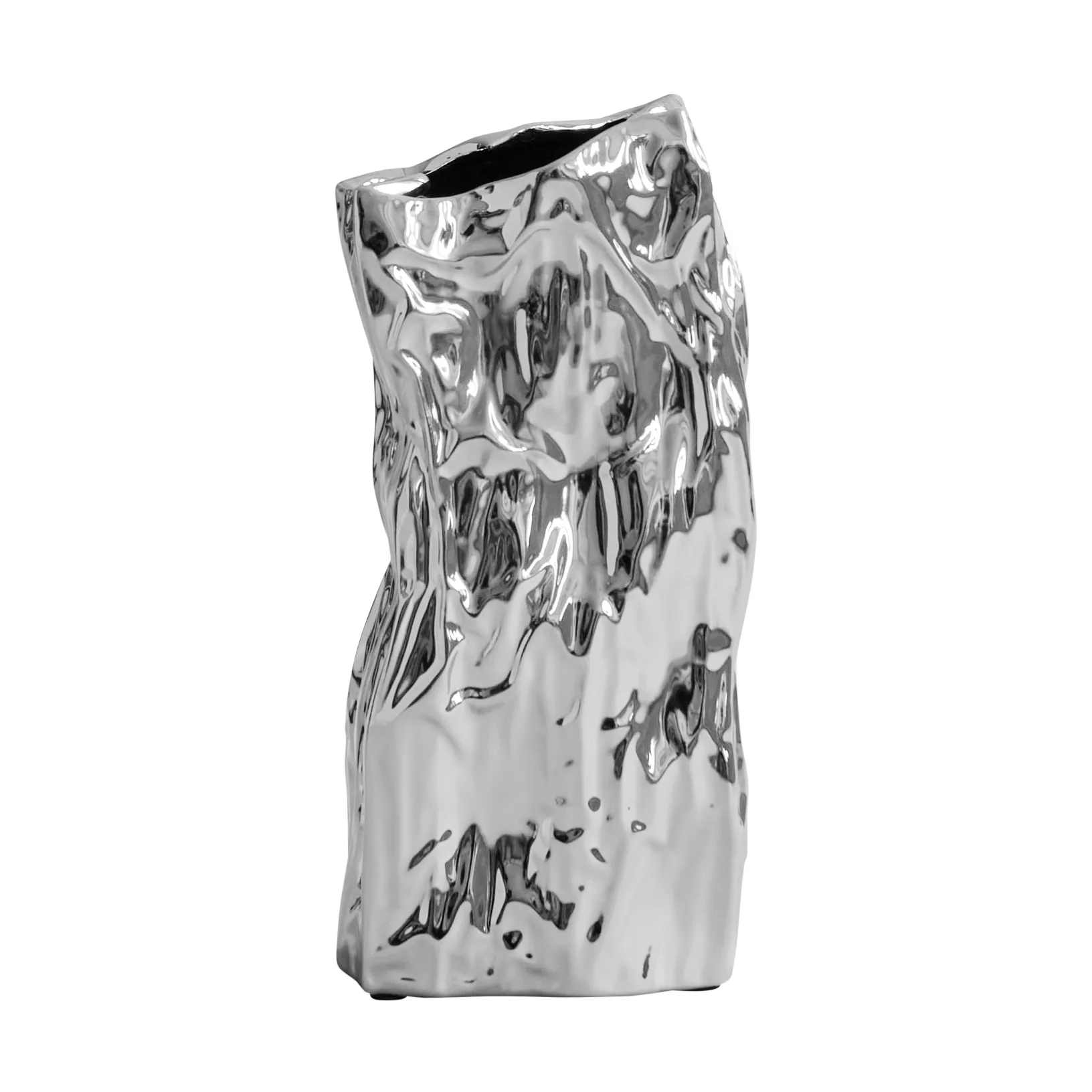 Kami vase medio 35x16 cm, Chrome 101 Copenhagen