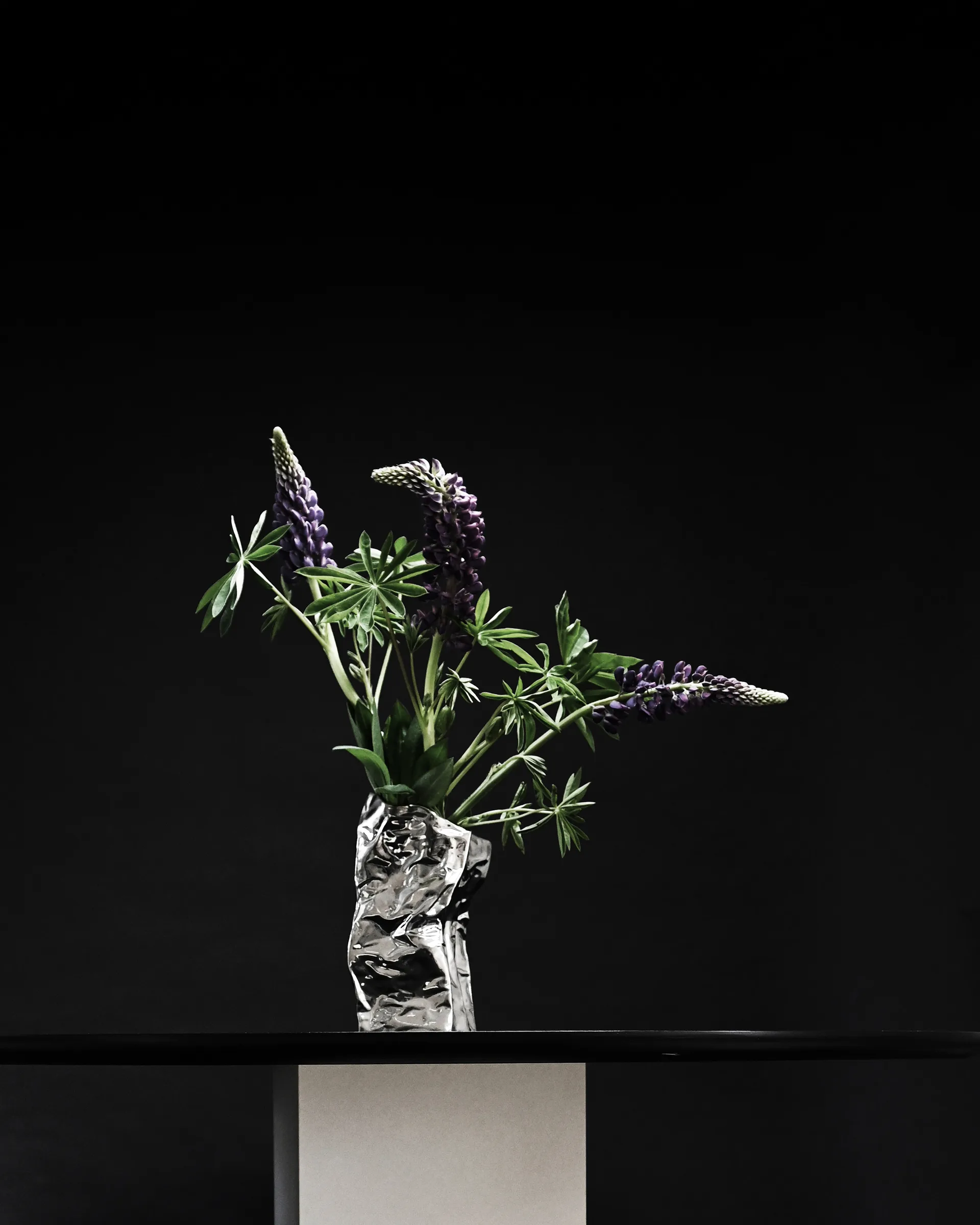 Kami vase mini 25x13 cm, Chrome 101 Copenhagen