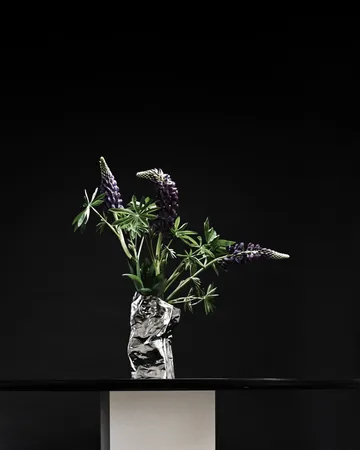 Kami vase mini 25x13 cm - Chrome - 101 Copenhagen