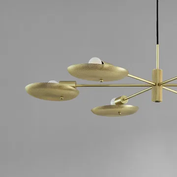 Papillion chandelier perforated - Brass - 101 Copenhagen
