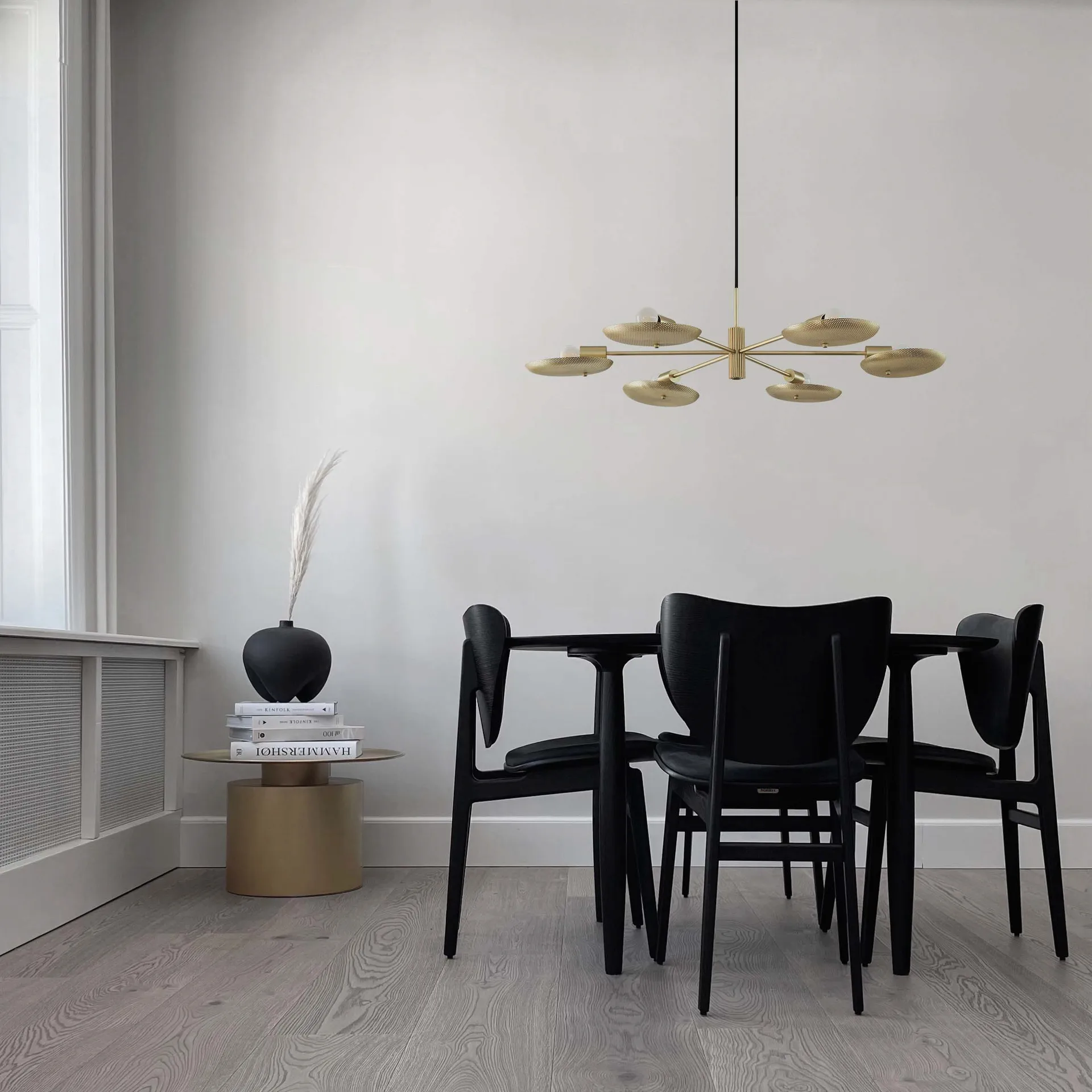 Papillion chandelier perforated, Brass 101 Copenhagen