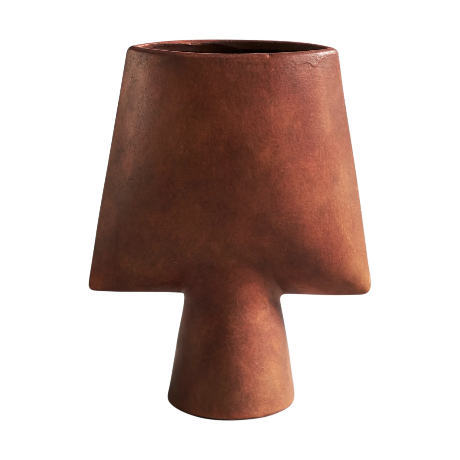Sphere square vase mini, Terracotta 101 Copenhagen