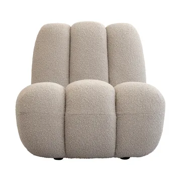 Toe lounge chair bouclé - Smoked sand - 101 Copenhagen