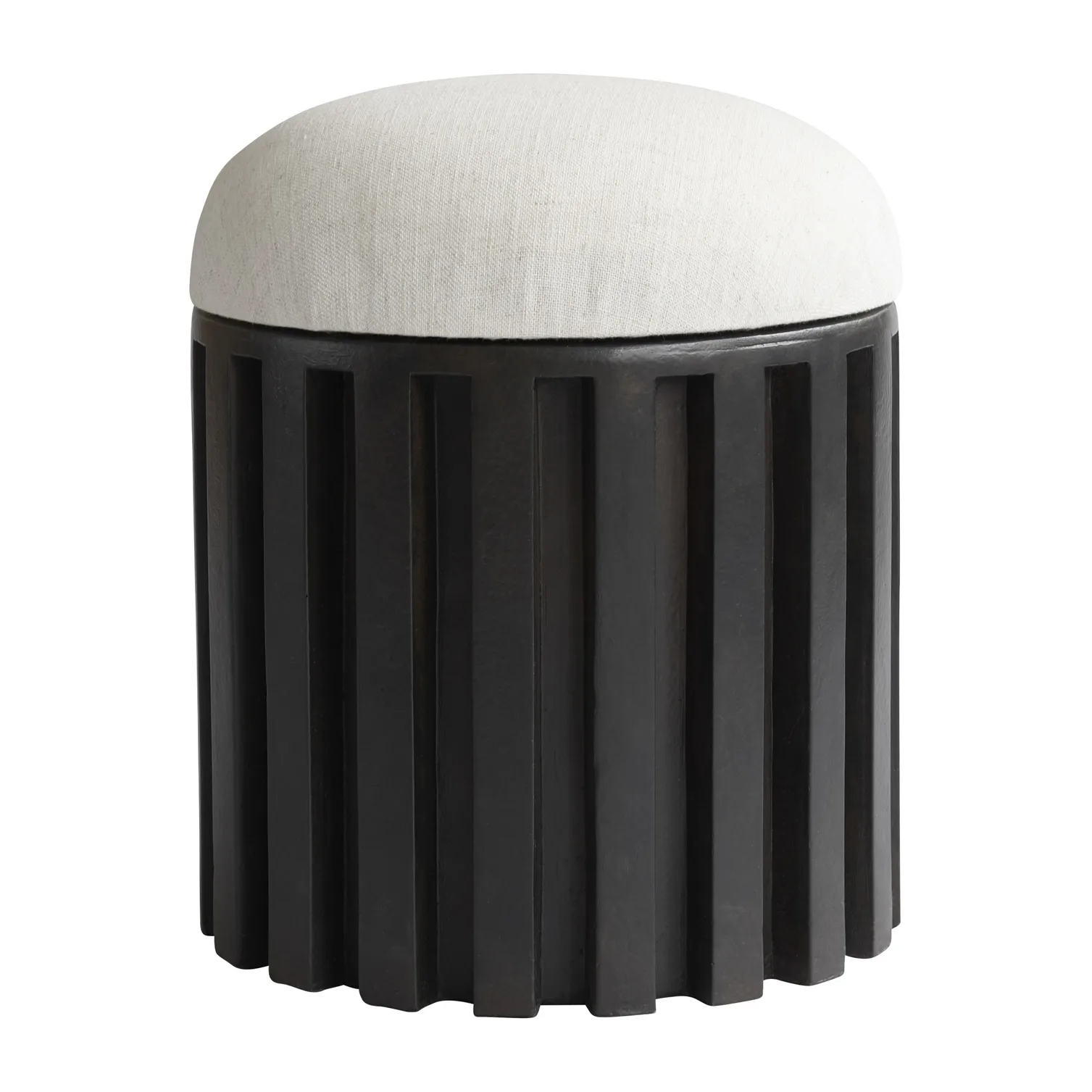 Tribu stool linen, Coffee-white chalk 101 Copenhagen