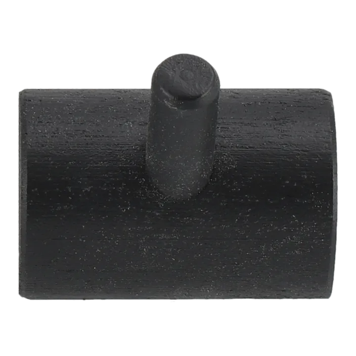 Allsarp hook rack 1 hook - Black-painted birch - 1898