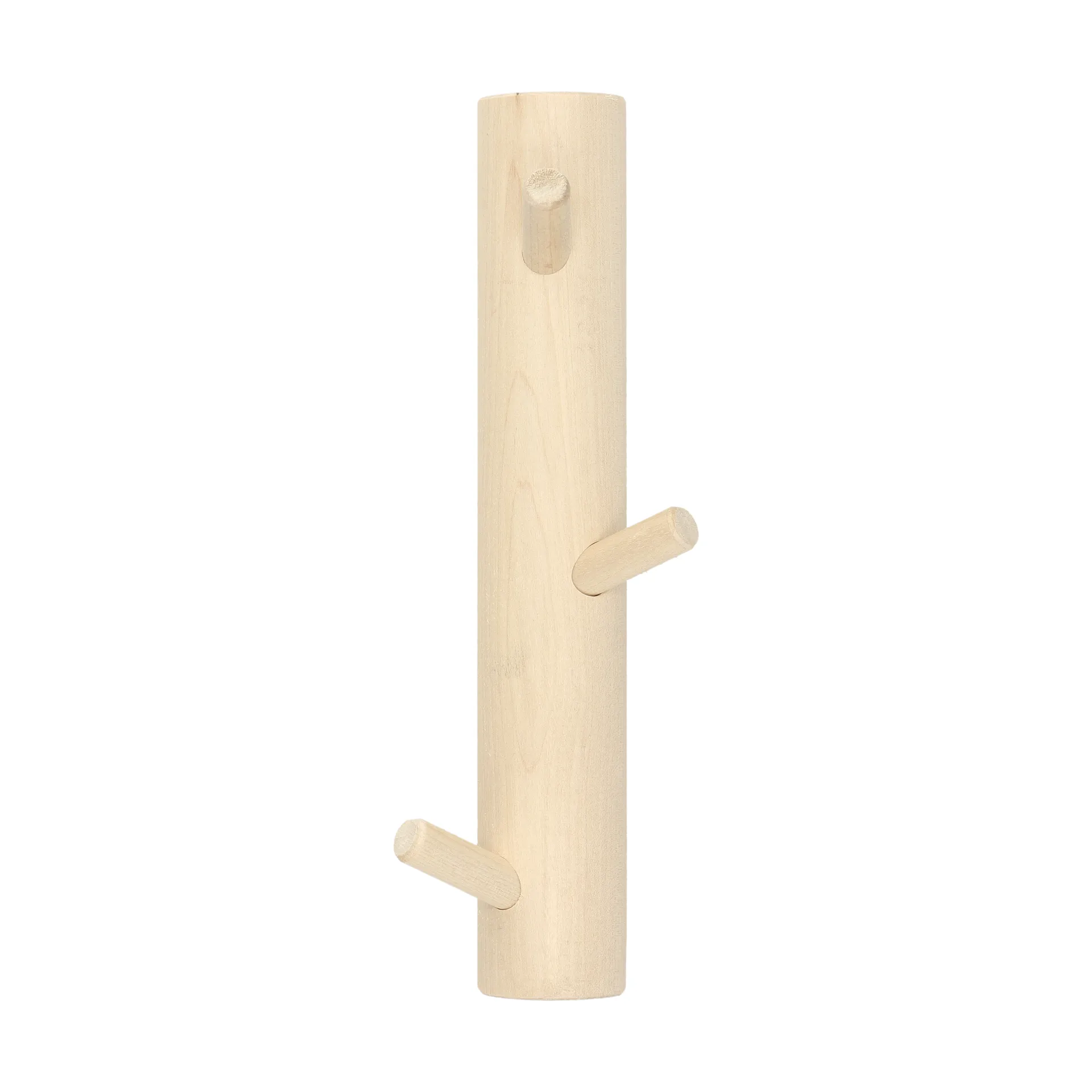 Allsarp vertical coat rack, 3 hooks, Birch 1898