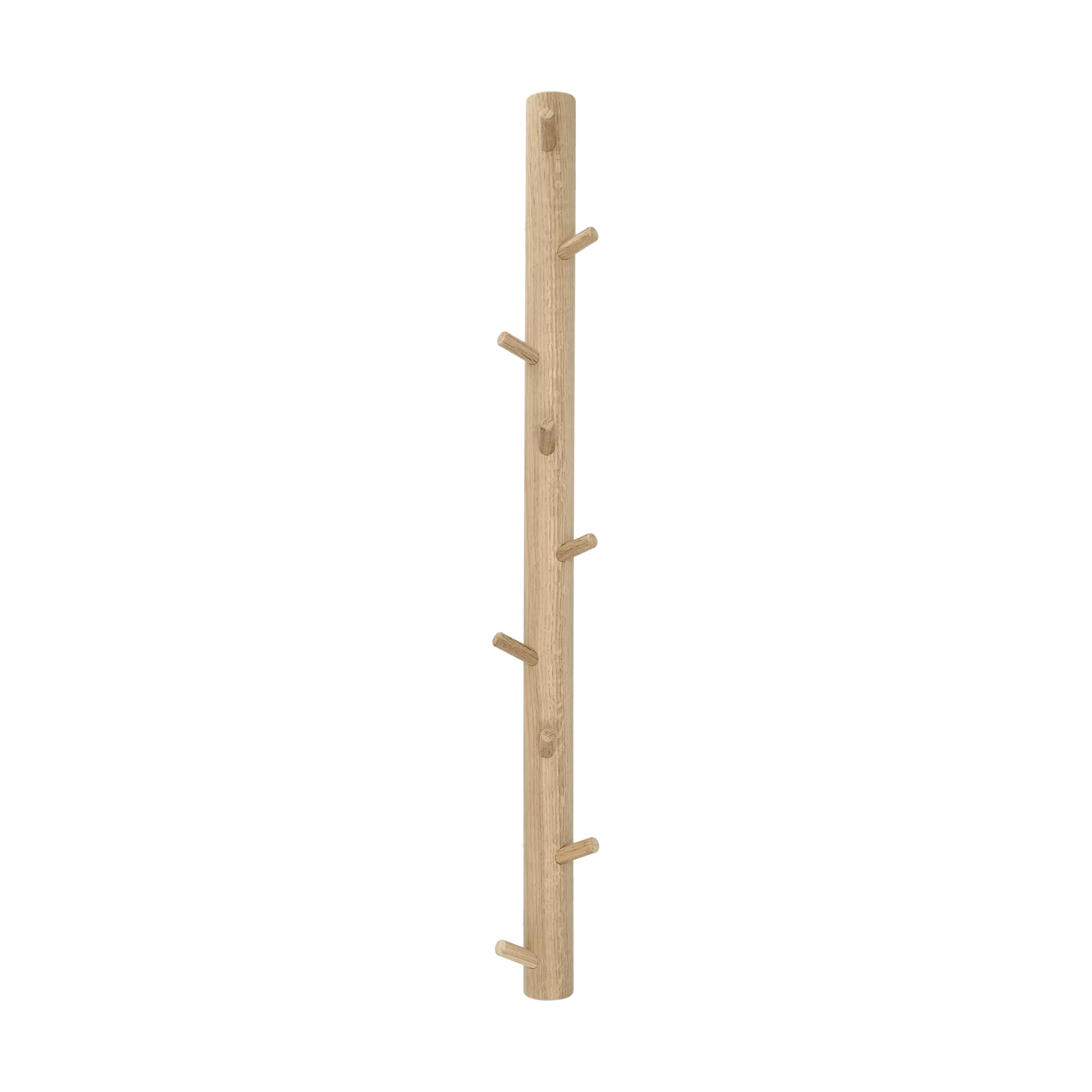 Allsarp vertical coat rack, 9 hooks, Oak 1898