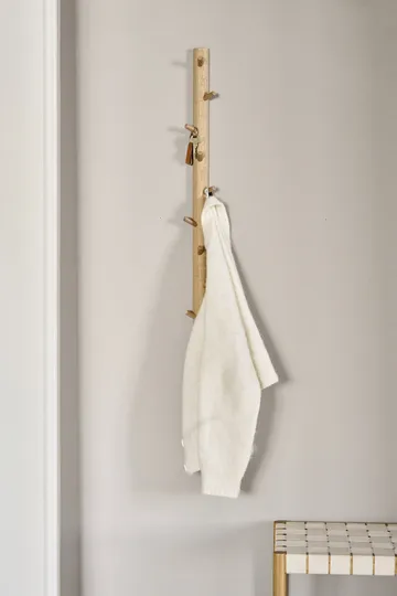Allsarp vertical coat rack, 9 hooks - Oak - 1898