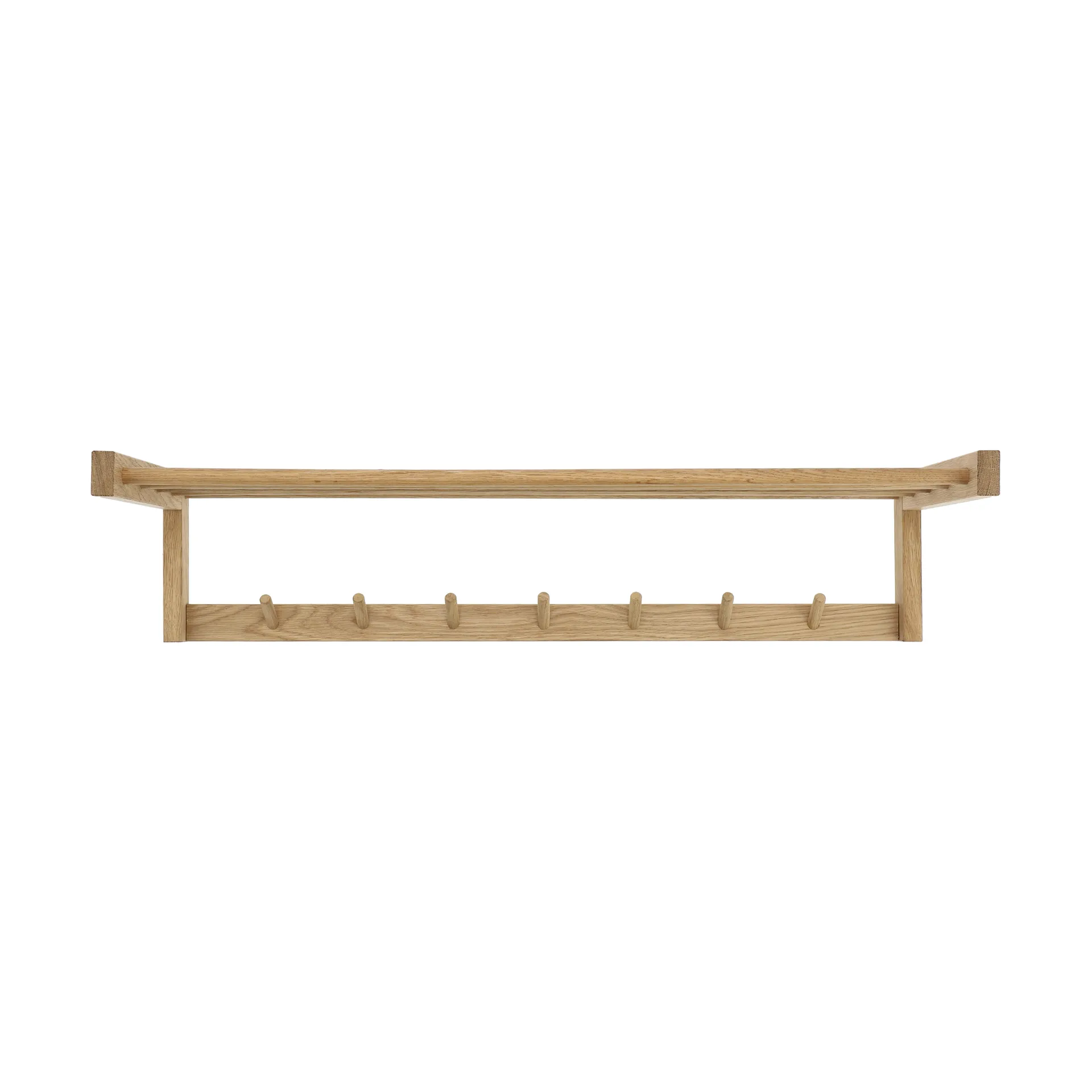 Bäckebo hat rack, Oak, 7 knobs 1898