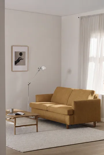 Binga 2,5-seater sofa bed - Luiza Mustard 3972-oak - 1898