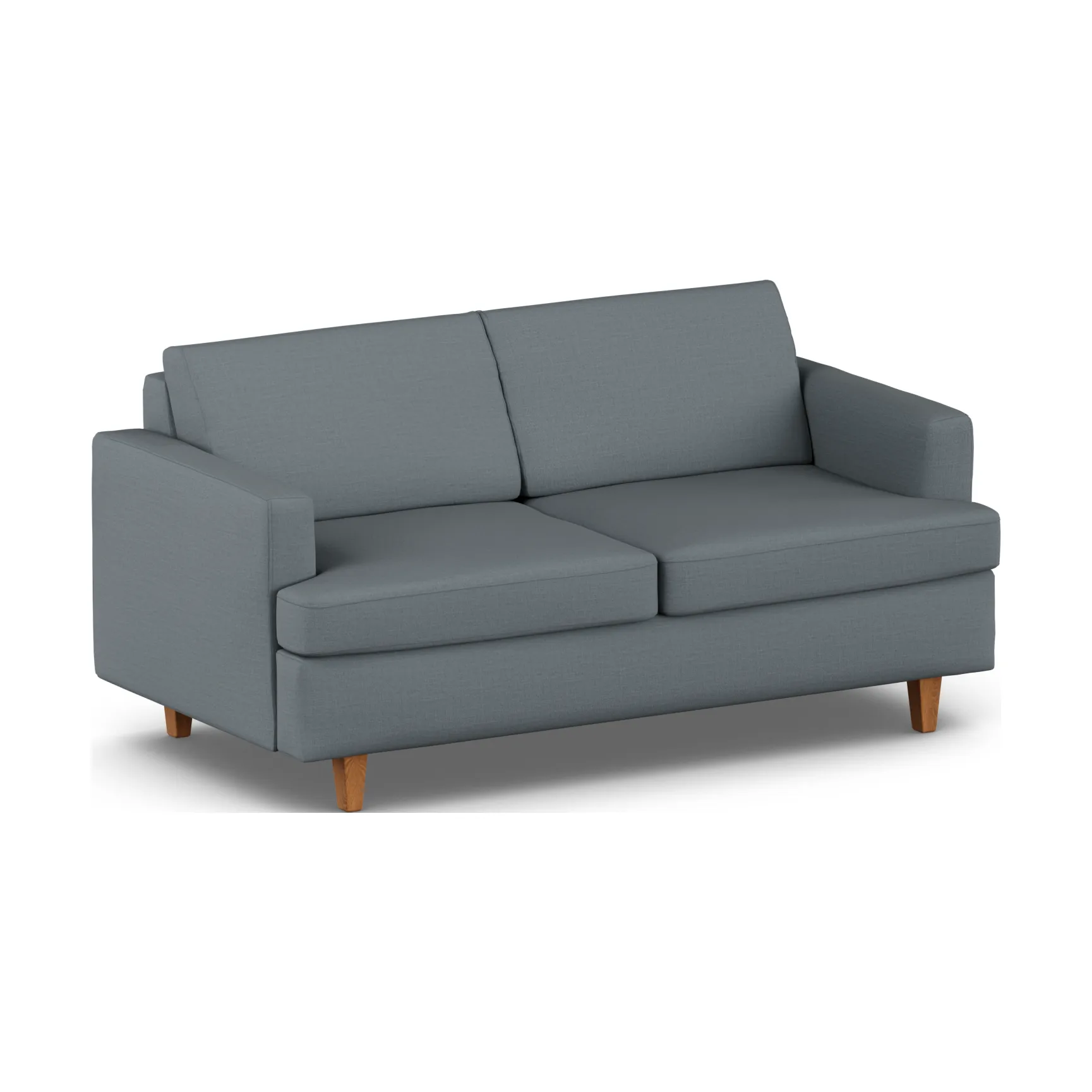 Binga 2,5-seater sofa bed, Same Blue 6678-oak-stained ash 1898