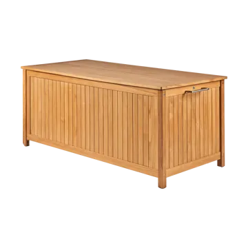 Bjärknäs cushion box with wheels L 180x85x75 cm - Teak - 1898