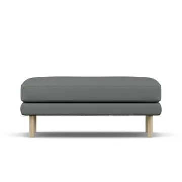 Bredhult footstool - Caleido Grey 1240-white-oiled oak - 1898