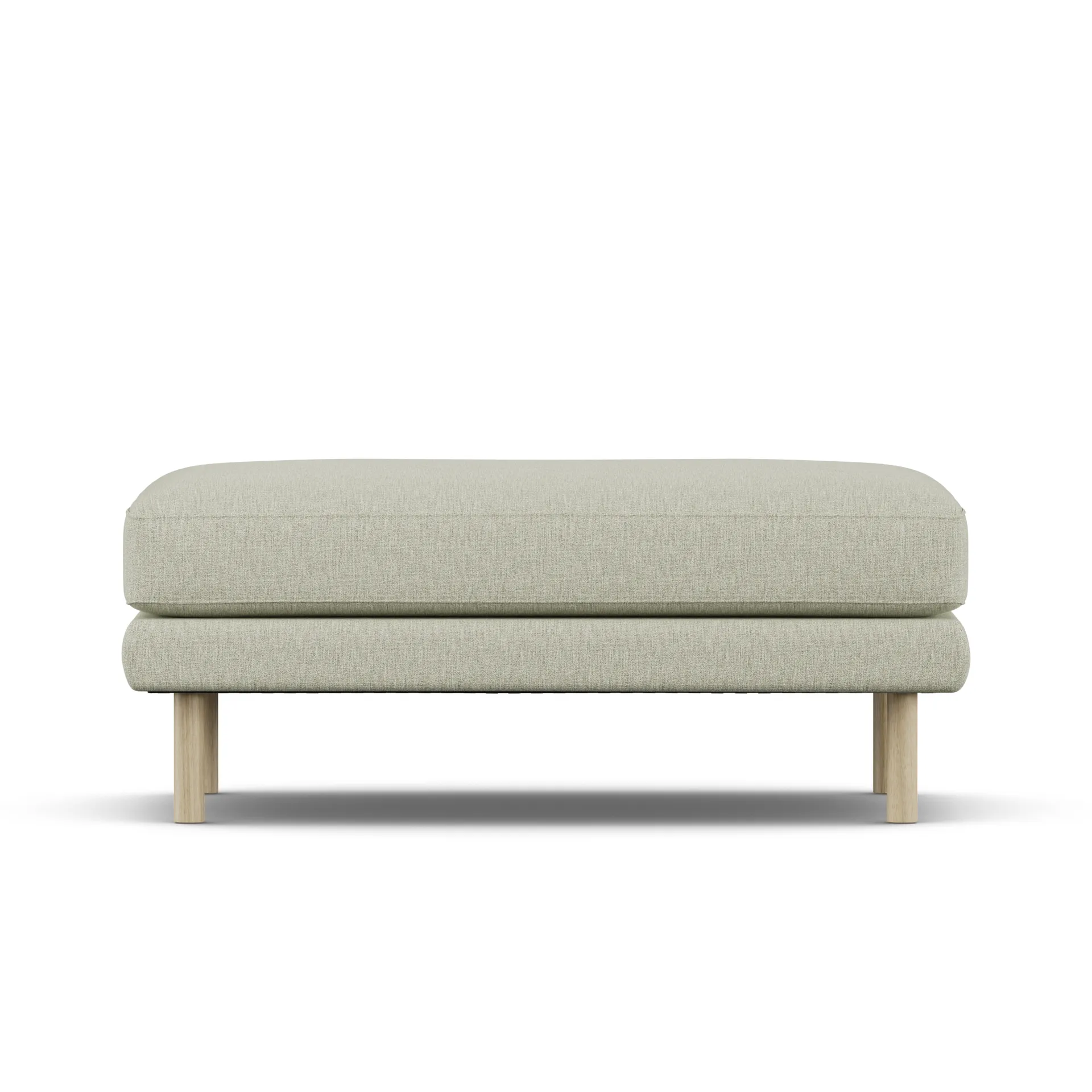 Bredhult footstool, Luiza Beige 3981-white-oiled oak 1898