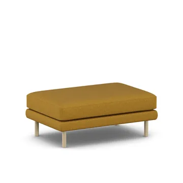 Bredhult footstool - Luiza Mustard 3972-white-oiled oak - 1898