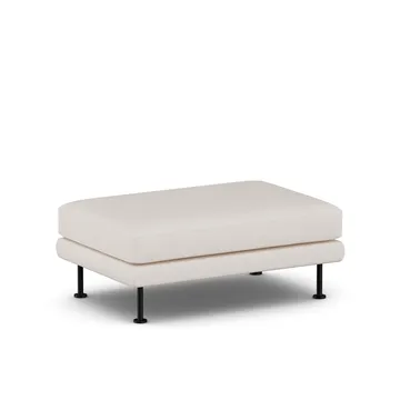 Bredhult footstool - Same Off White 6671-black steel - 1898