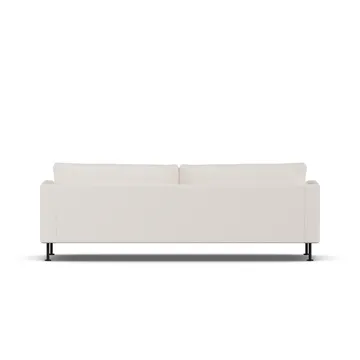 Bredhult sofa - Caleido Beige 9600-black steel, 3-seater - 1898