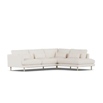 Bredhult sofa - Caleido Beige 9600-white-oiled oak, 3-seater A1 - 1898