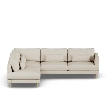 Bredhult sofa - Jump Beige 1956-white-oiled oak, 3-seater A2 - 1898