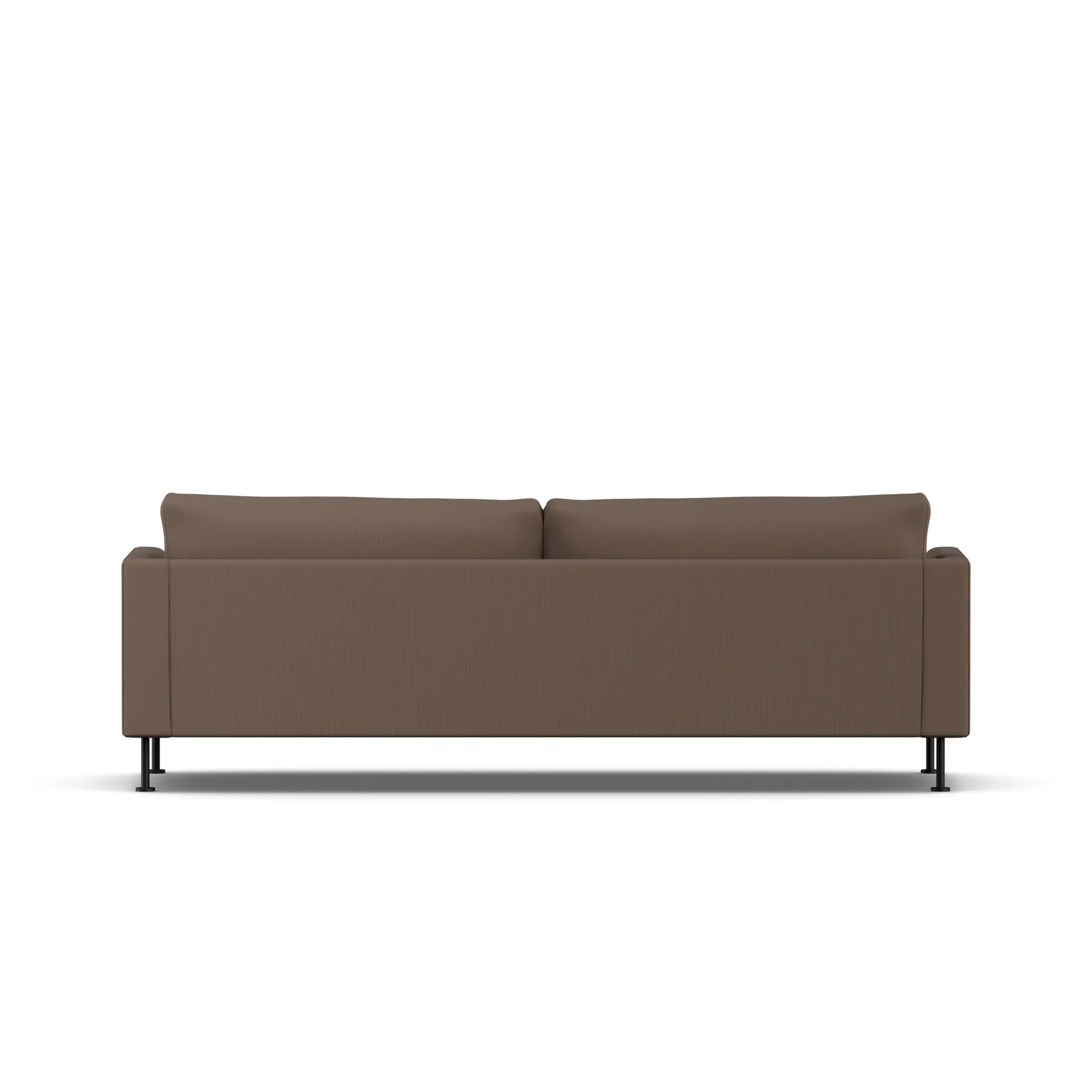 Bredhult sofa, Jump Brown 1955-black steel, 3-seater 1898