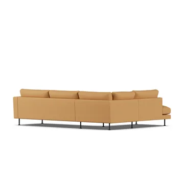 Bredhult sofa - Jump Honey 1959-black steel, 3-seater A2 - 1898