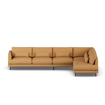 Bredhult sofa - Jump Honey 1959-black steel, 4-seater B1 - 1898
