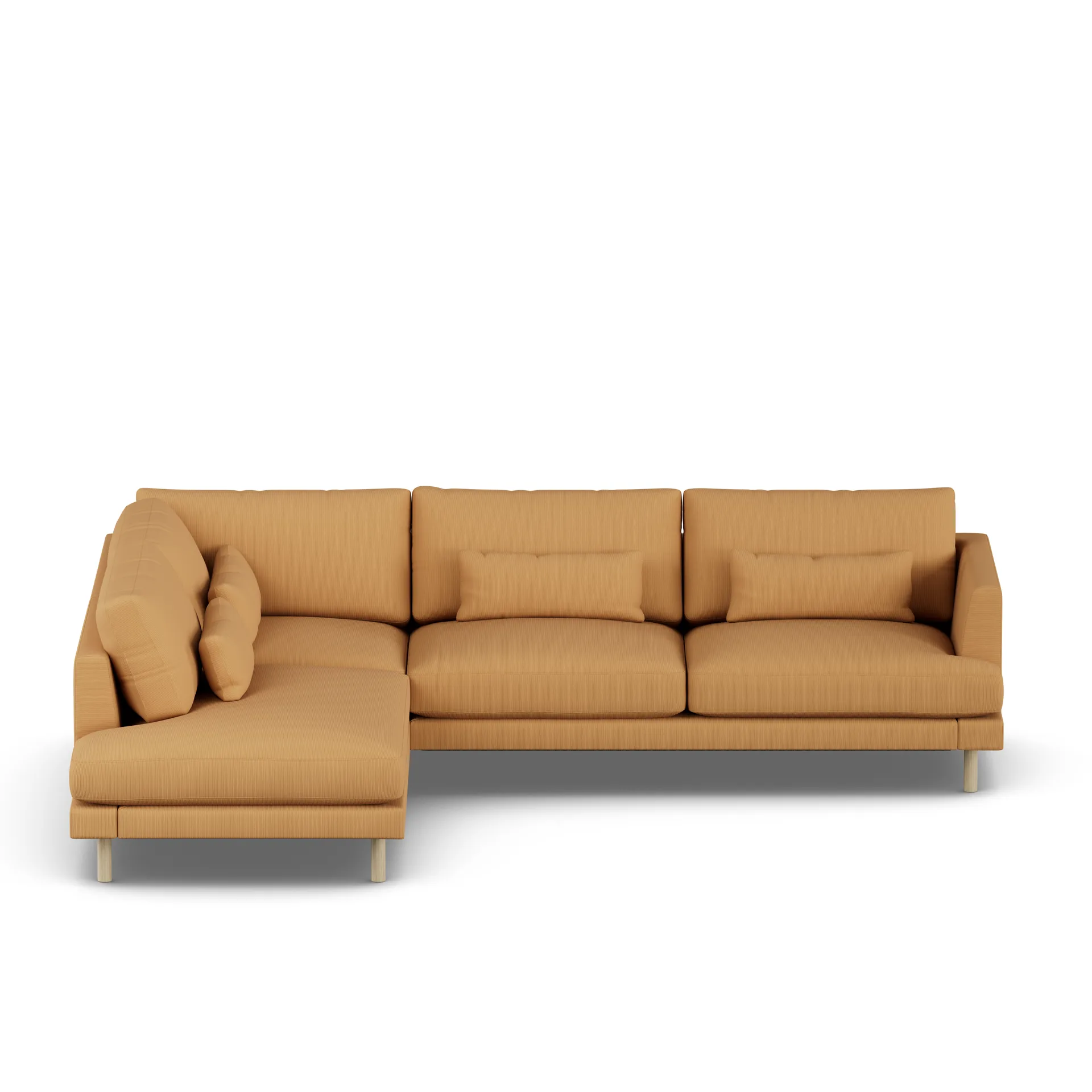 Bredhult sofa, Jump Honey 1959-white-oiled oak, 3-seater A2 1898