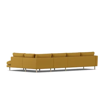 Bredhult sofa - Luiza Mustard 3972-white-oiled oak, 4-seater B1 - 1898