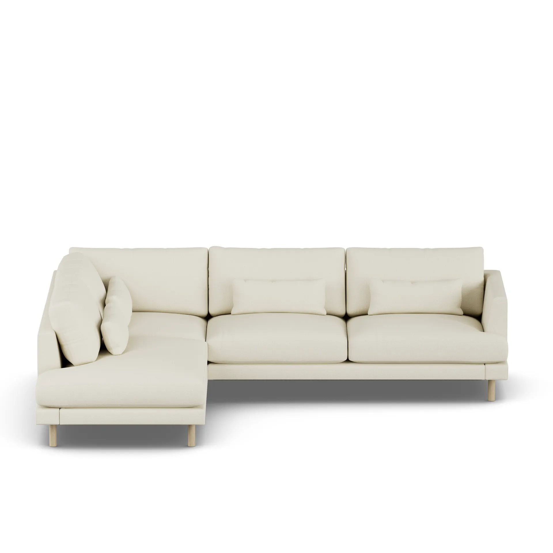 Bredhult sofa, Oslo Nature 1540-white-oiled oak, 3-seater A2 1898