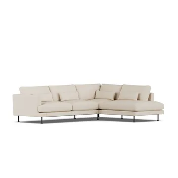 Bredhult sofa - Same Beige 6670-black steel, 3-seater A1 - 1898