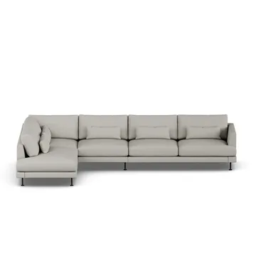 Bredhult sofa - Same Grey 6673-black steel, 4-seater B2 - 1898
