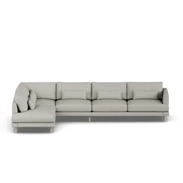 Bredhult sofa - Same Grey 6673-white-oiled oak, 4-seater B2 - 1898