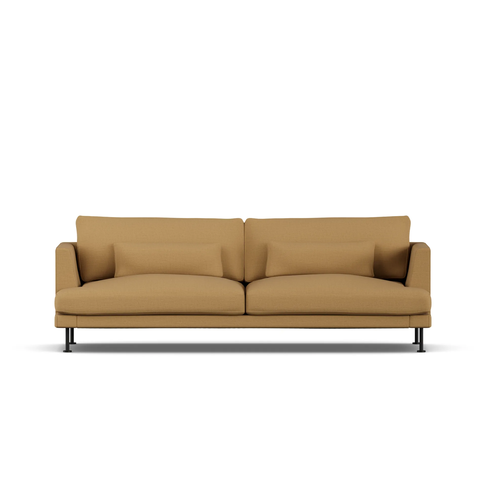 Bredhult sofa, Same Ochre 6676-black steel, 3-seater 1898