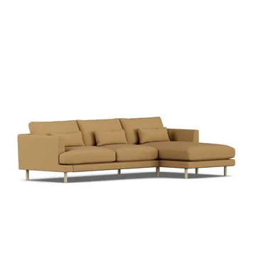 Bredhult sofa - Same Ochre 6676-white-oiled oak, 2,5-seater C1 - 1898