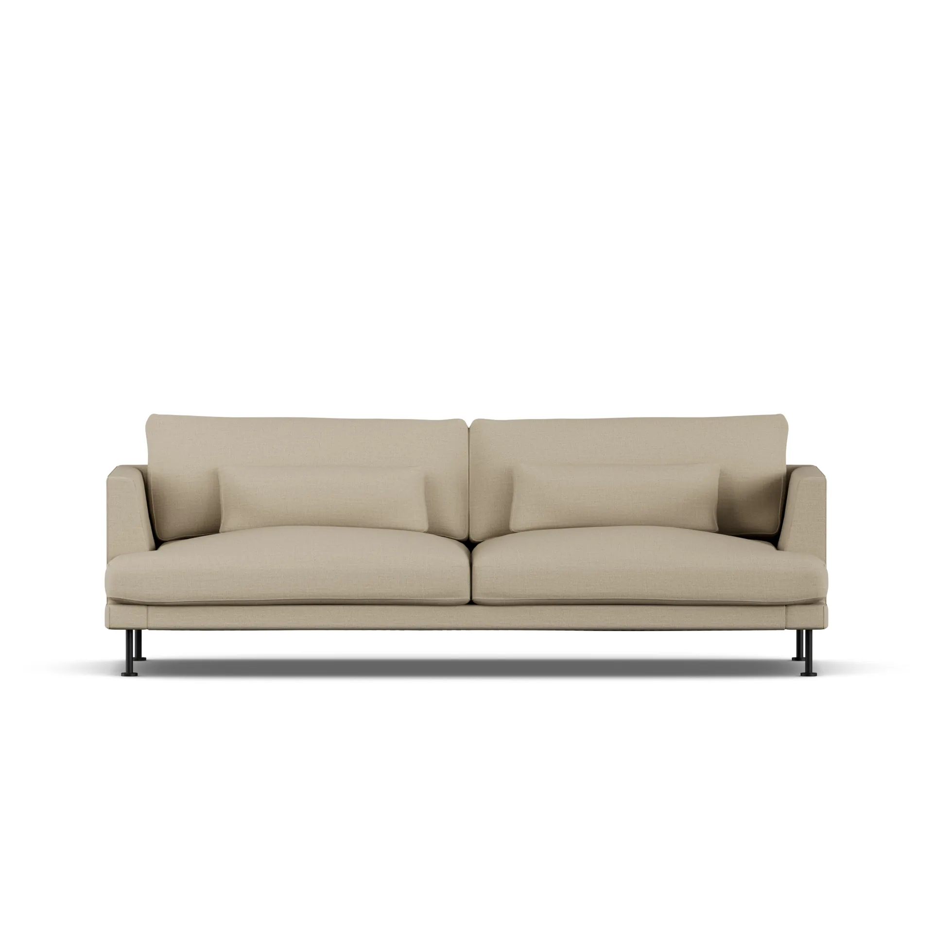 Bredhult sofa, Same Sand 6672-black steel, 3-seater 1898