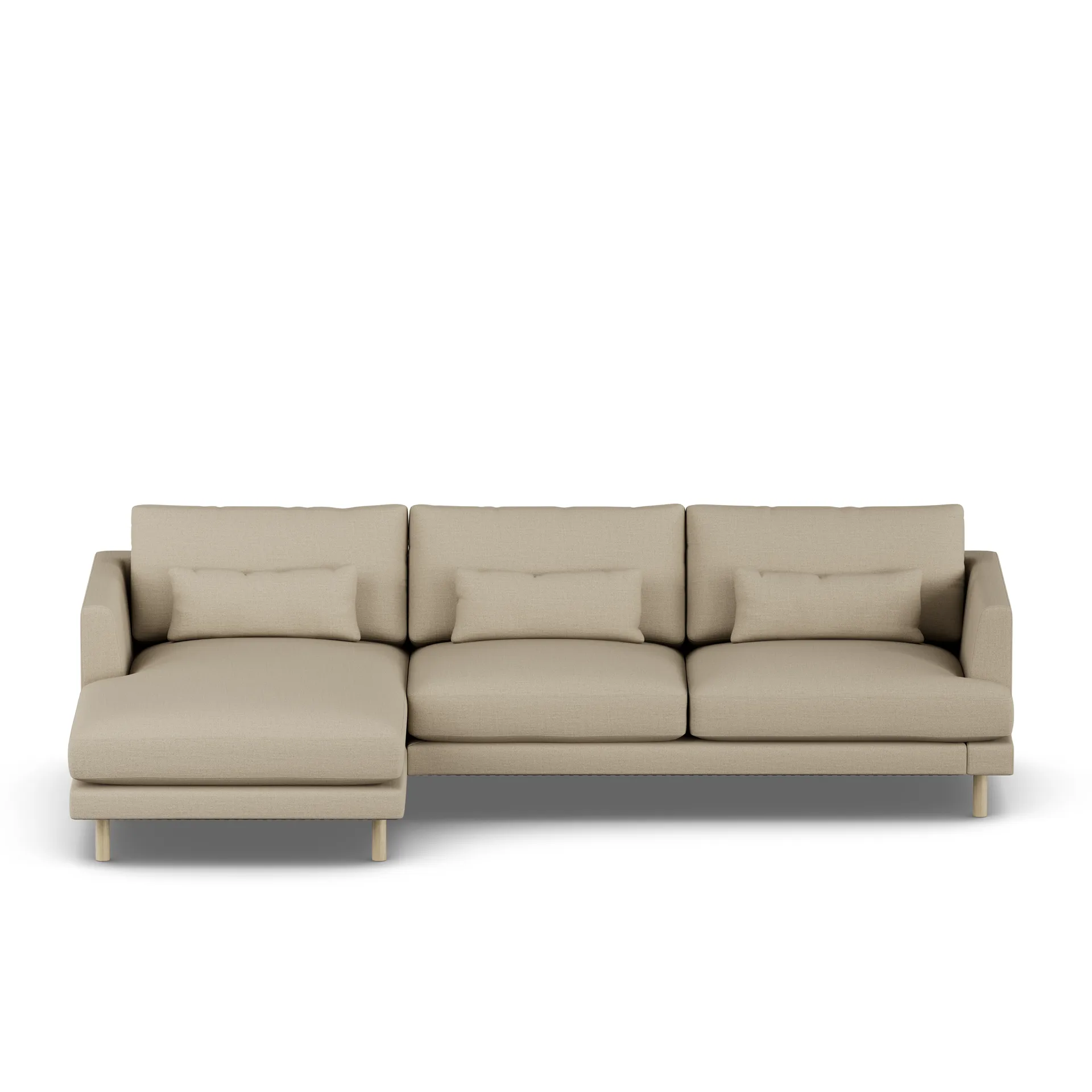 Bredhult sofa, Same Sand 6672-white-oiled oak, 2,5-seater C2 1898