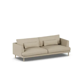 Bredhult sofa - Same Sand 6672-white-oiled oak, 3-seater - 1898