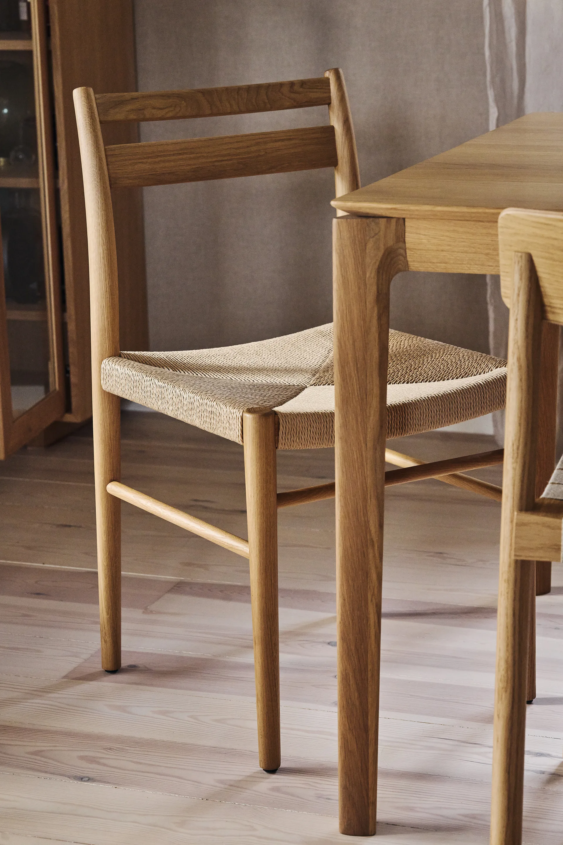 Fridhem dining chair, Papercord-laquered oak 1898