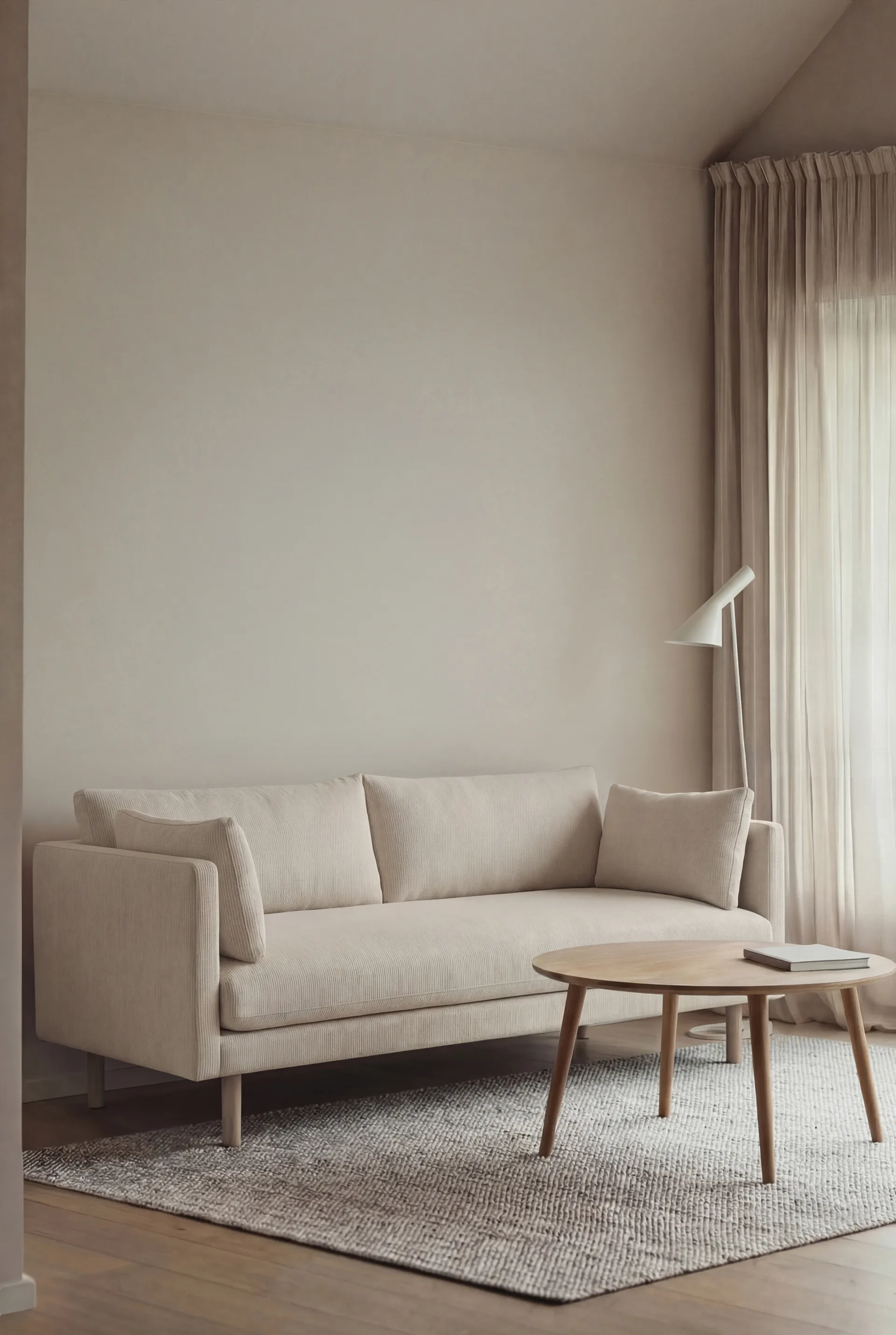Linnevik sofa, Jump Off White 1954-white-oiled oak, 2-seater 1898