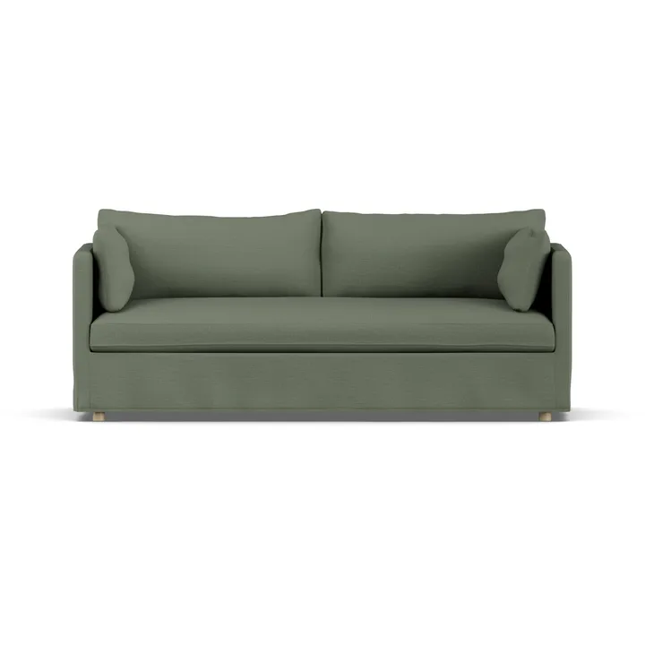 Linnevik sofa - Same Forest 6677-white-oiled oak, 3-seater, with skirt - 1898