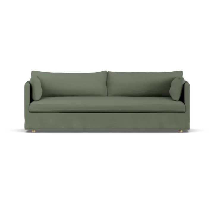Linnevik sofa - Same Forest 6677-white-oiled oak, 4-seater, with skirt - 1898