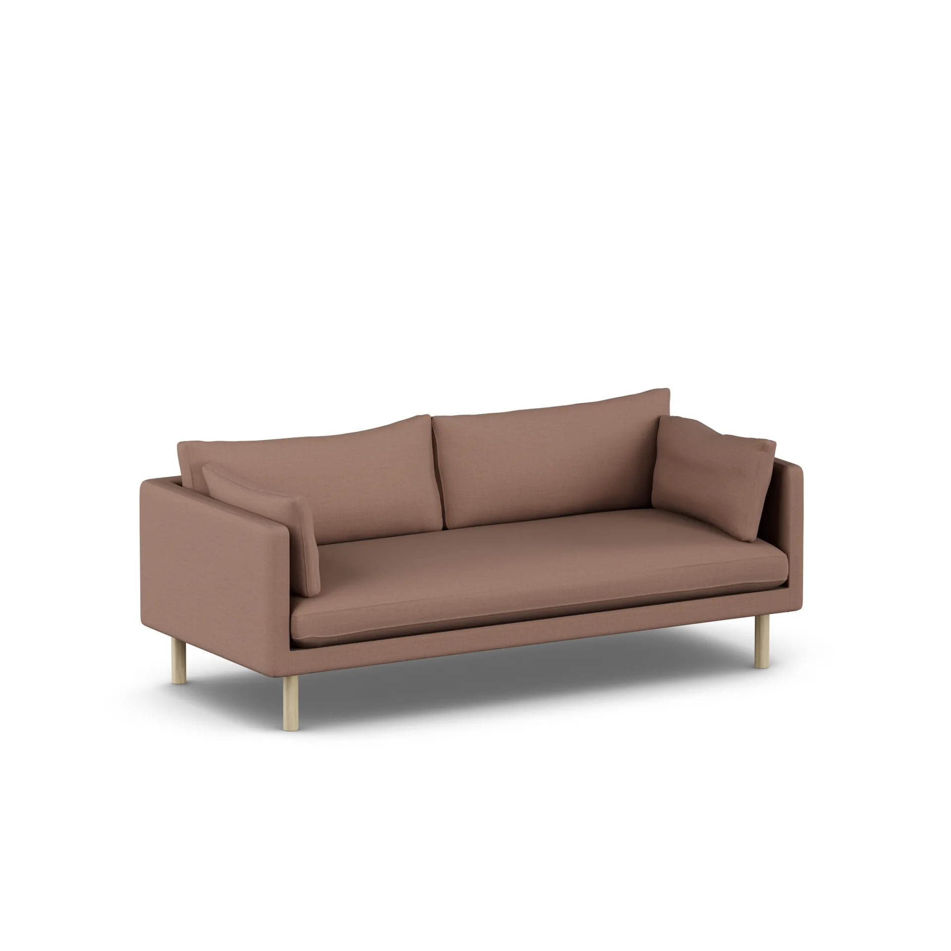Linnevik sofa, Same Rust 6675-white-oiled oak, 3-seater 1898