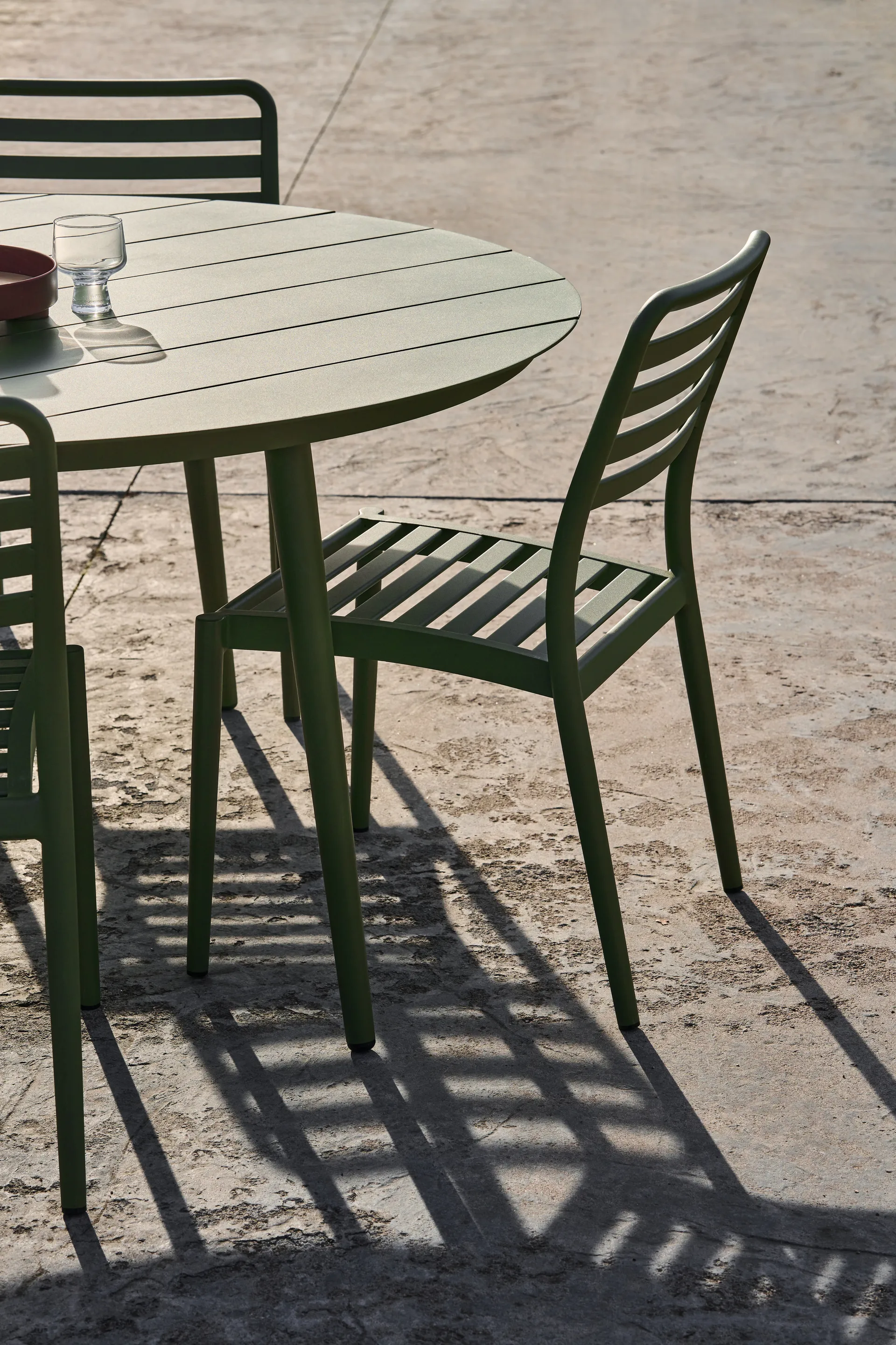 Messina chair, Moss green, 6-pack,  1898