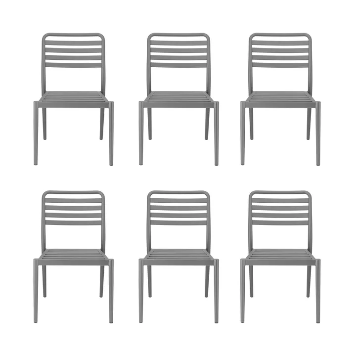 Messina chair, Taupe, 6-pack - 1898