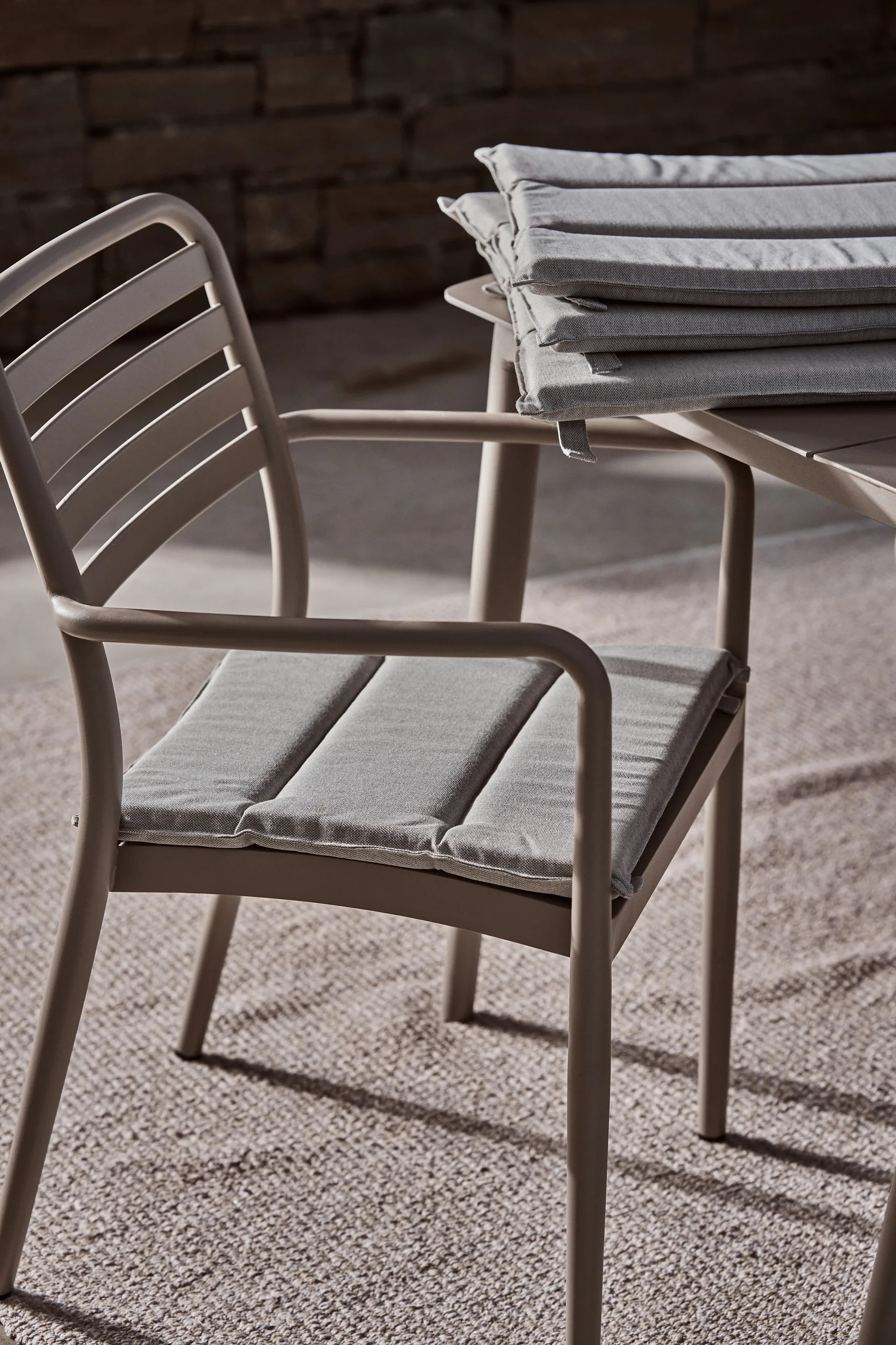 Messina seat cushion, Beige 1898