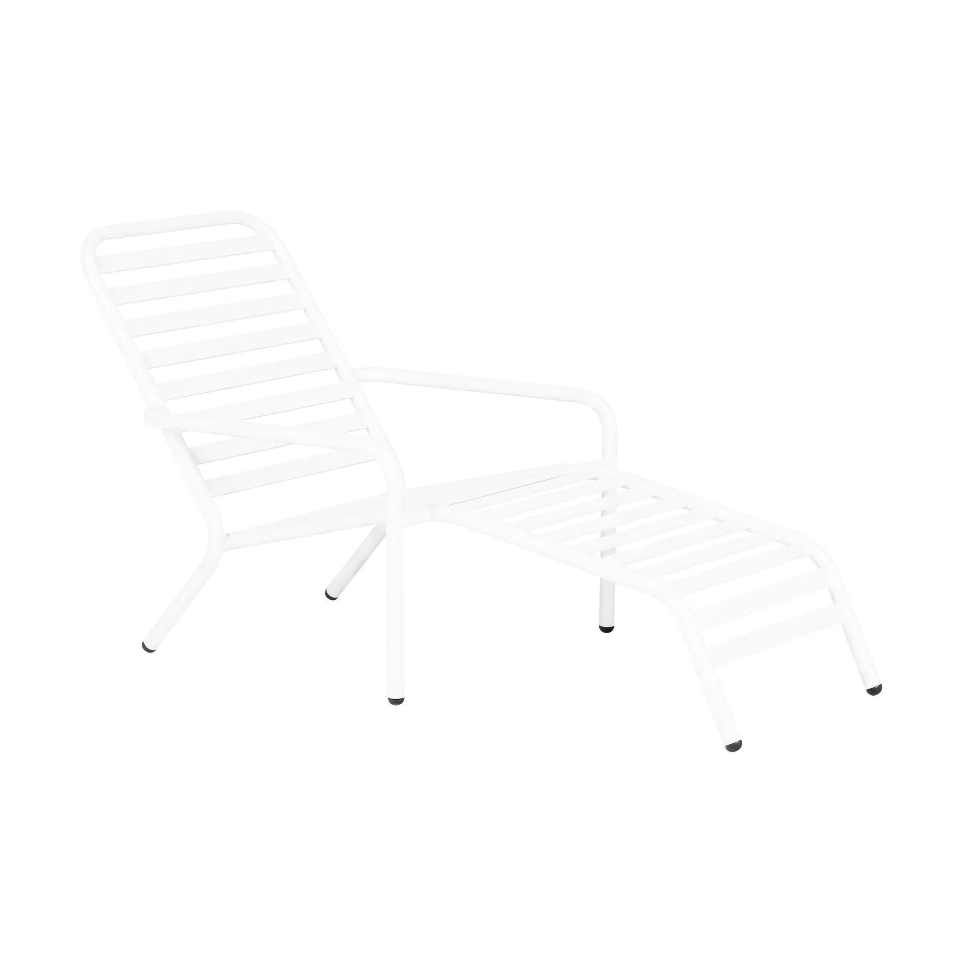 Messina sun lounger, Crystal white 1898
