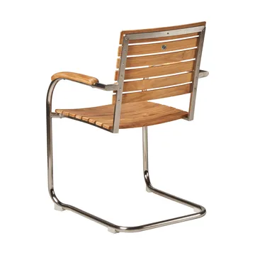 Rörvik dining chair - Teak-stainless steel - 1898